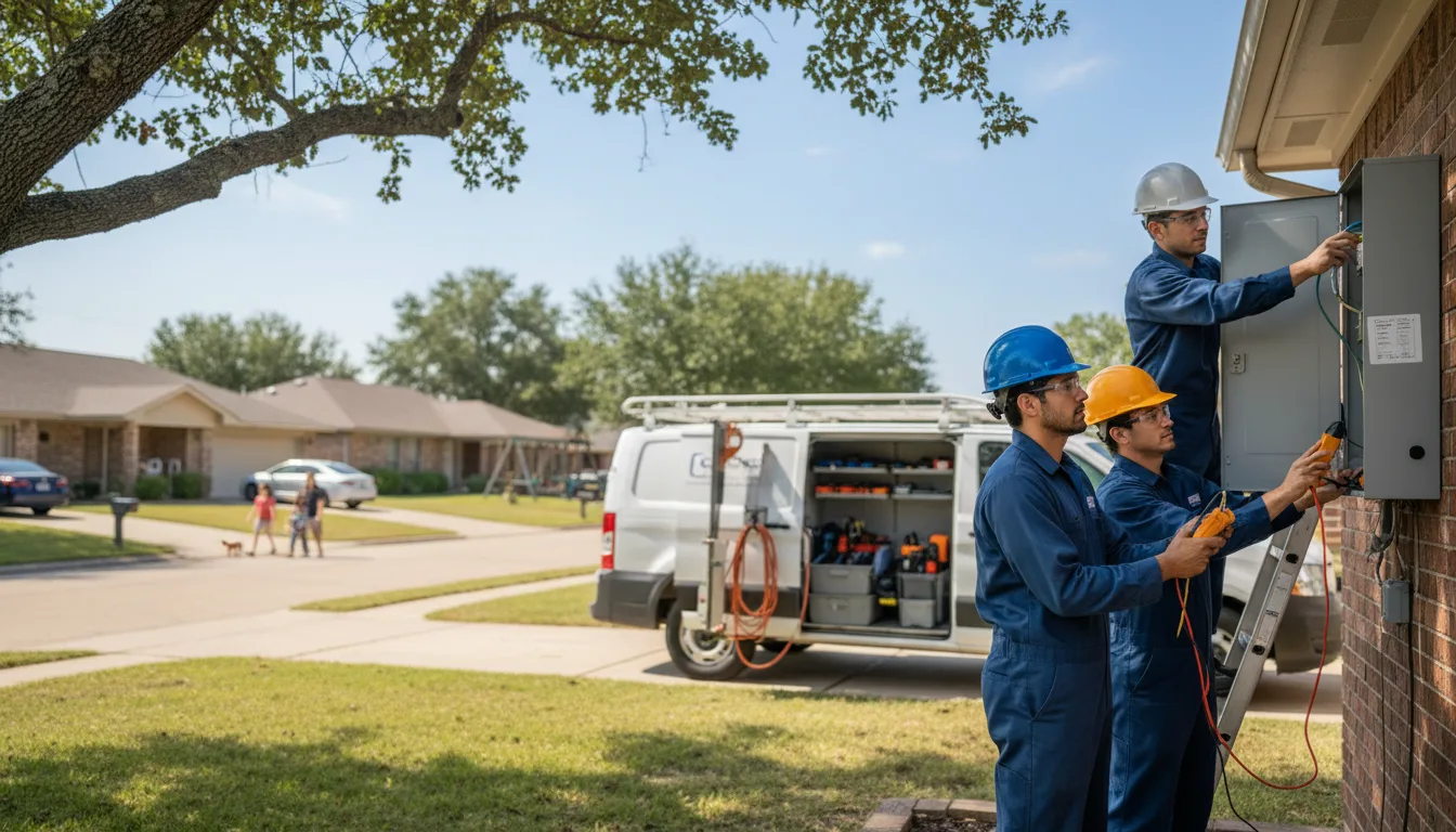 Certified electrician providing emergency electrical services in Pleasant Plains, IL